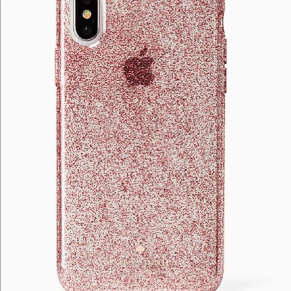 Kate Spade IPhone X phone case, glitter rose gold! - Picture 7 of 7